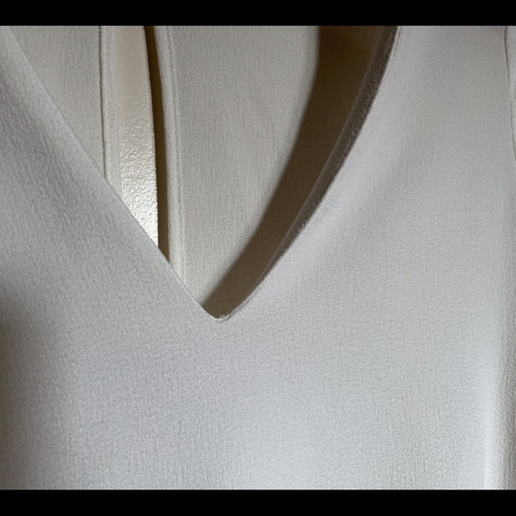 American Apparel Ivory Stretch Crepe Dress - Picture 2 of 8